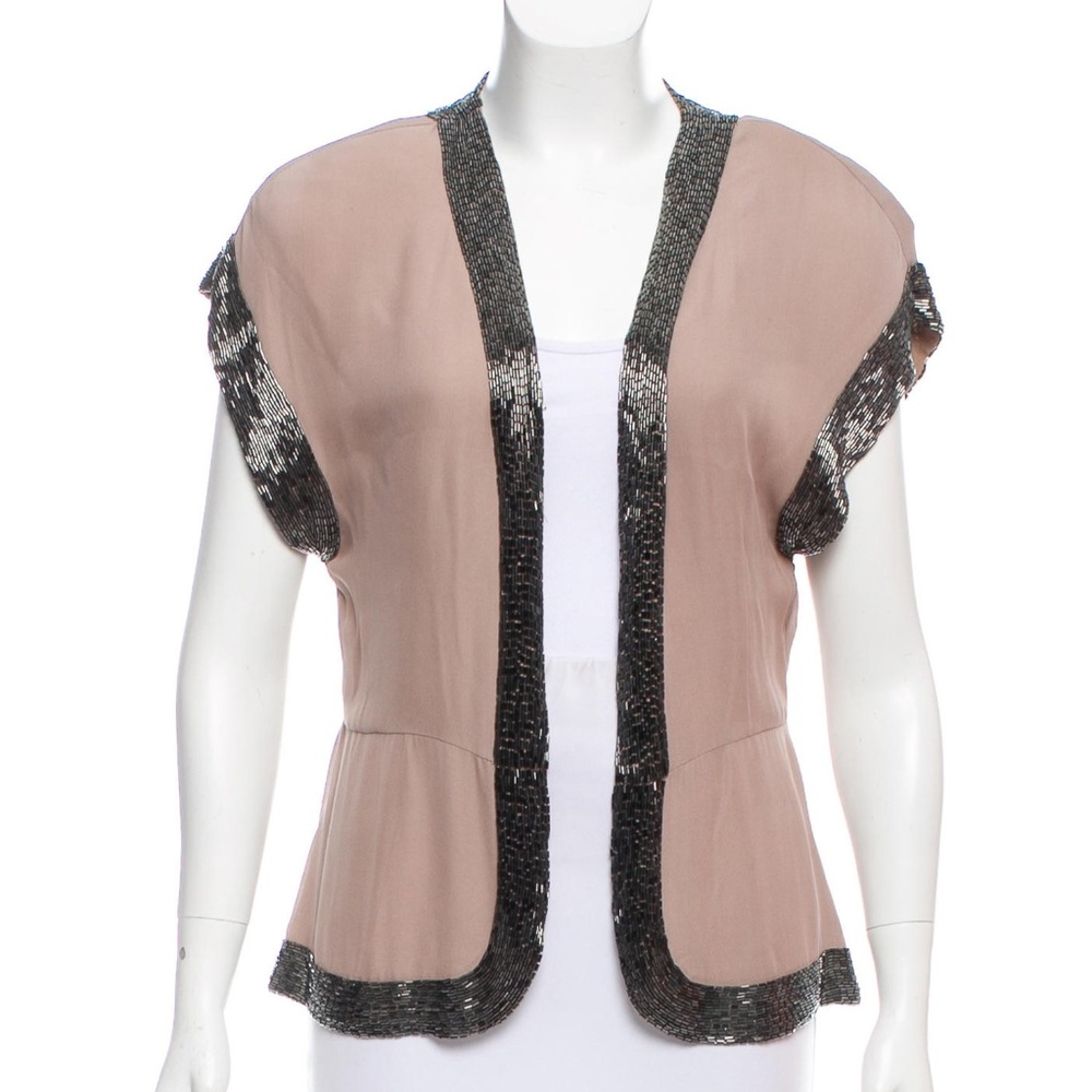 SOLD Parker embellished short sleeved jacket